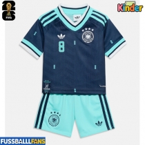 Deutschland Leon Goretzka #8 Auswärts Trikotsatz Kinder EM 2024 Kurzarm (+ Kurze Hosen)